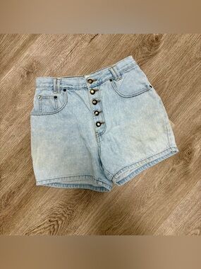 Vintage Bugle Boy Denim Button Fly Shorts